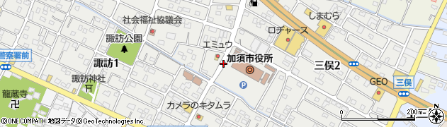 加須市役所周辺の地図