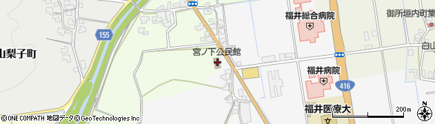 福井県福井市島山梨子町22周辺の地図