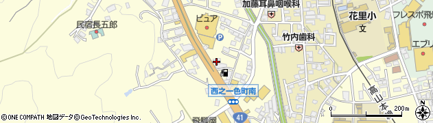 伊予製麺 高山店周辺の地図