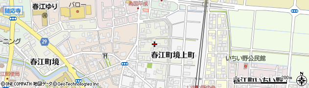 福井県坂井市春江町境周辺の地図