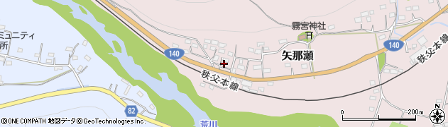 埼玉県秩父郡長瀞町矢那瀬1479周辺の地図