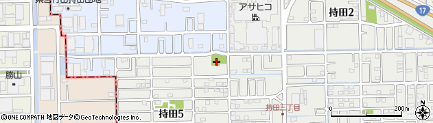 持田北公園周辺の地図