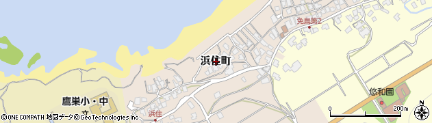 福井県福井市浜住町周辺の地図