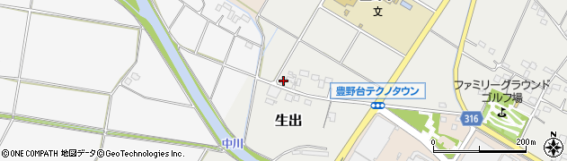埼玉県加須市生出193周辺の地図