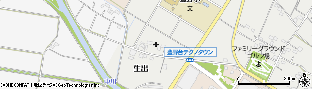 埼玉県加須市生出191周辺の地図