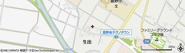 埼玉県加須市生出192周辺の地図