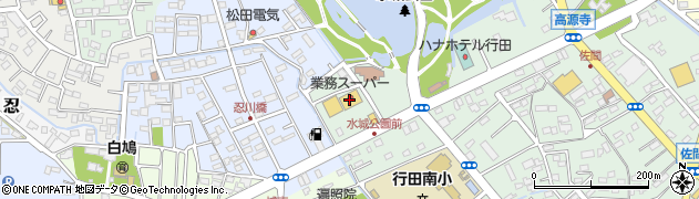 りらくる　行田店周辺の地図