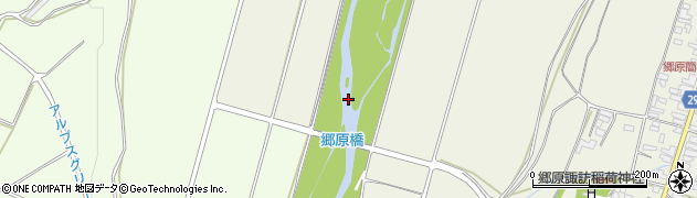 郷原橋周辺の地図