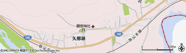 埼玉県秩父郡長瀞町矢那瀬1202周辺の地図