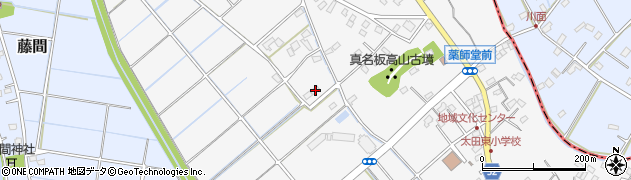 埼玉県行田市真名板1622周辺の地図