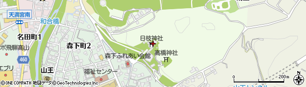 日枝神社社務所周辺の地図