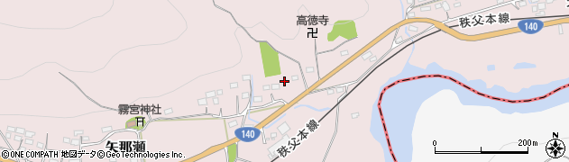 埼玉県秩父郡長瀞町矢那瀬947周辺の地図