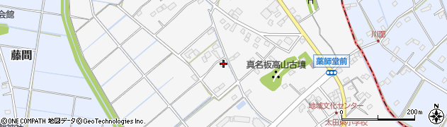 埼玉県行田市真名板1611周辺の地図