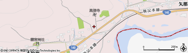 埼玉県秩父郡長瀞町矢那瀬945周辺の地図