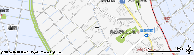 埼玉県行田市真名板1612周辺の地図