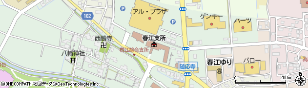 坂井市春江支所周辺の地図