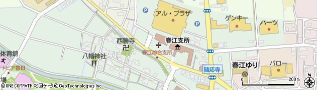 坂井市役所コミュニティセンター　春江中コミュニティセンター周辺の地図