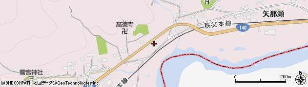 埼玉県秩父郡長瀞町矢那瀬765周辺の地図