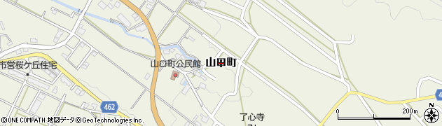 岐阜県高山市山口町周辺の地図