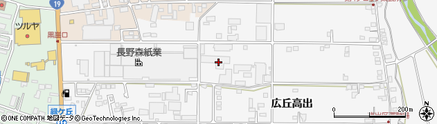 前田産業株式会社　塩尻営業所周辺の地図