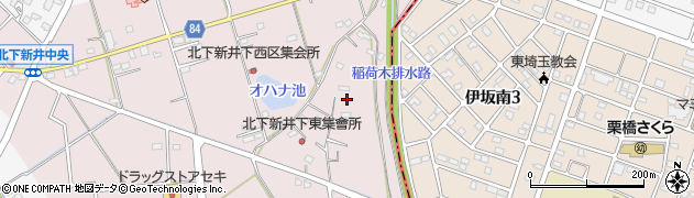 埼玉県加須市北下新井2011周辺の地図