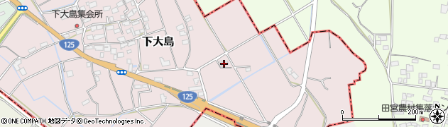 茨城県つくば市下大島237周辺の地図