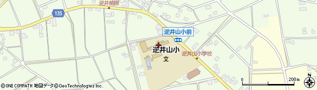 坂東市立逆井山小学校周辺の地図