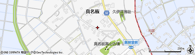 埼玉県行田市真名板1516周辺の地図