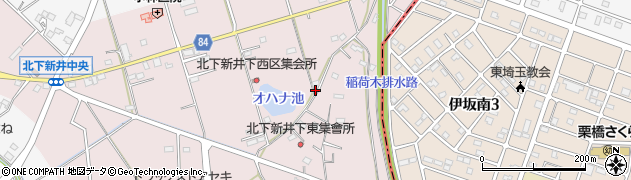 埼玉県加須市北下新井231周辺の地図