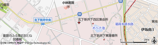 埼玉県加須市北下新井290周辺の地図