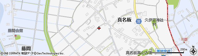 埼玉県行田市真名板1800周辺の地図