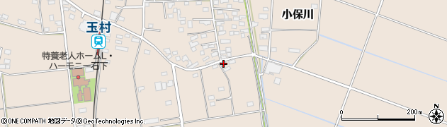 茨城県常総市小保川1周辺の地図