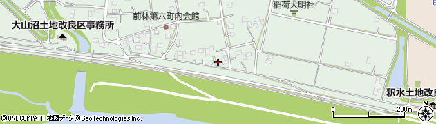 茨城県古河市前林2130周辺の地図