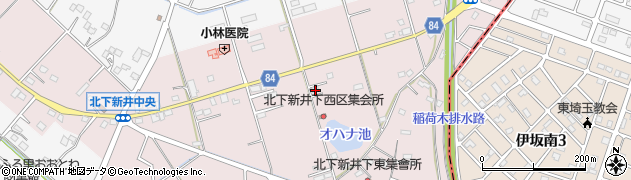 埼玉県加須市北下新井255周辺の地図