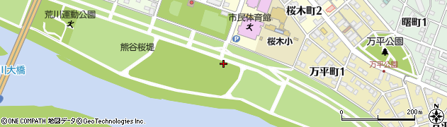 埼玉県熊谷市熊谷周辺の地図