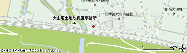 茨城県古河市前林358周辺の地図