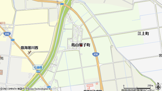 〒910-3111 福井県福井市島山梨子町の地図