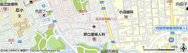 埼玉県行田市天満周辺の地図