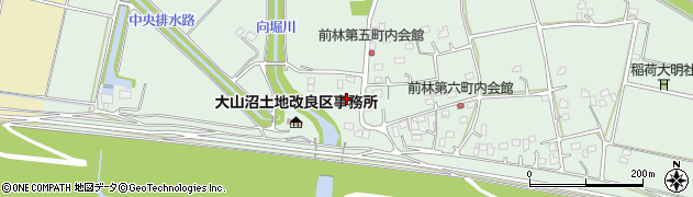 茨城県古河市前林392-1周辺の地図