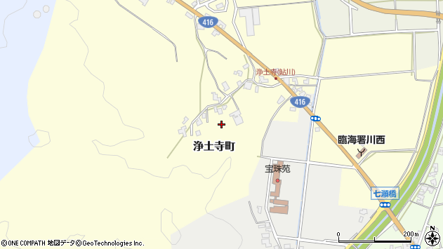 〒910-3117 福井県福井市浄土寺町の地図