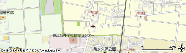 福井県坂井市春江町沖布目22周辺の地図