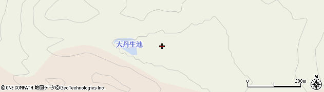 大丹生池周辺の地図