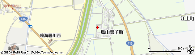 福井県福井市島山梨子町10周辺の地図