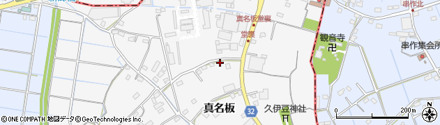 埼玉県行田市真名板1488周辺の地図