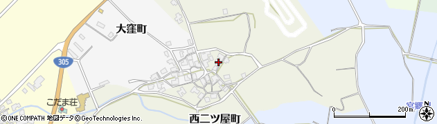 福井県福井市西二ツ屋町6周辺の地図