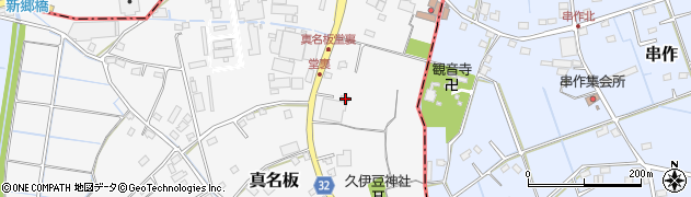 埼玉県行田市真名板1381周辺の地図