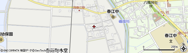 福井県坂井市春江町本堂周辺の地図