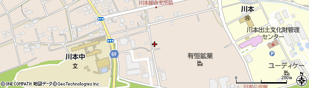 埼玉県深谷市田中564周辺の地図