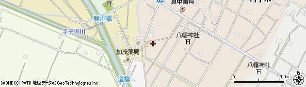 埼玉県加須市杓子木163周辺の地図