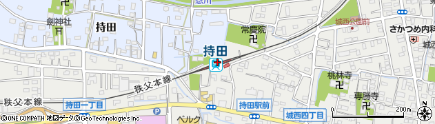 埼玉県行田市周辺の地図